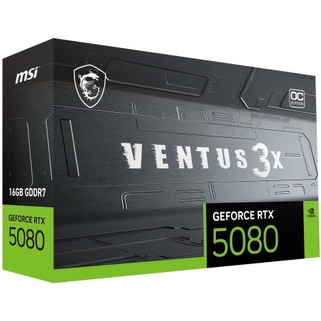 MSI GeForce RTX 5080 16G VENTUS 3X OC PLUS 16GB